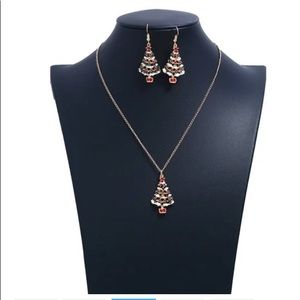 Christmas tree jewelry set